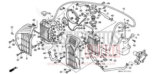 RADIATEUR XL600VN de 1992